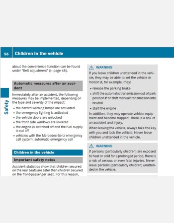 mercedes benz gla 2020-2021 owners manual